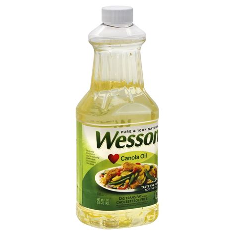 Wesson Canola Oil, 48 fl oz (1.5 qt) 1.42 lt - Food & Grocery - General ...