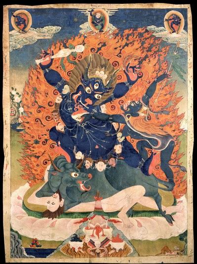 Yama Dharmaraja (Buddhist Protector) - Outer (Himalayan Art)