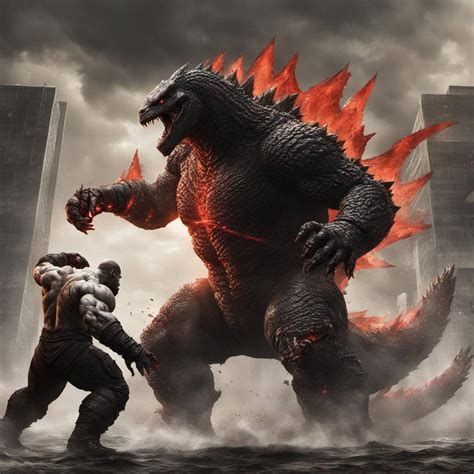 Godzilla vs kratos ai 3 by Baysta00 on DeviantArt