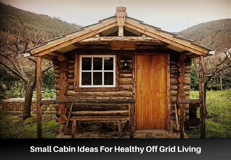 Small Cabin Ideas For Healthy Off Grid Living - Home design