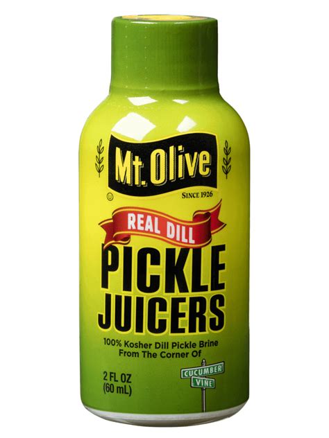 Mt. Olive Pickle Juicers | 18 Pack of 2 oz Bottles Pickle Juice ...