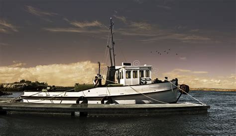 Fishing Trawler stock photo. Image of business, port - 12312118