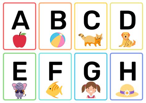 10+ Printable Alphabet Flash Cards for Baby PDF - Free Preschool