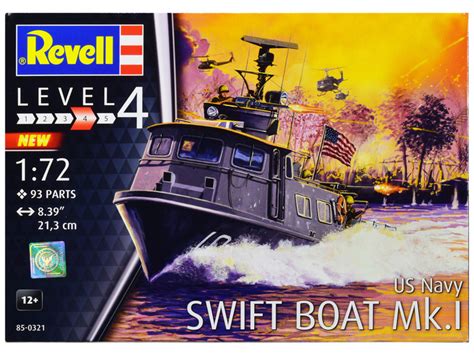 Level 4 Model Kit US Navy Swift Boat Mk.I 1/72 Scale Model by Revell ...