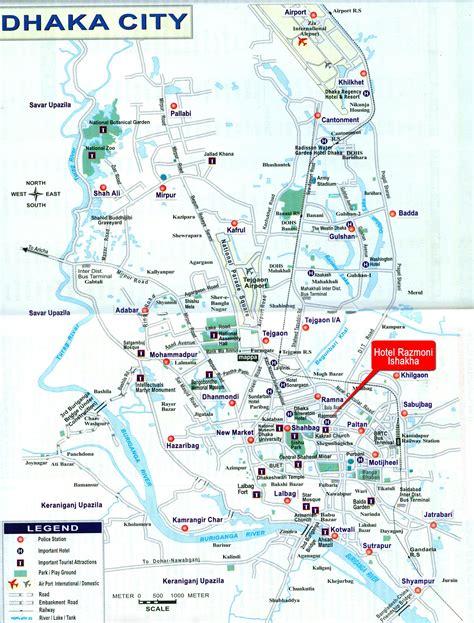 Dhaka Bangladesh Map