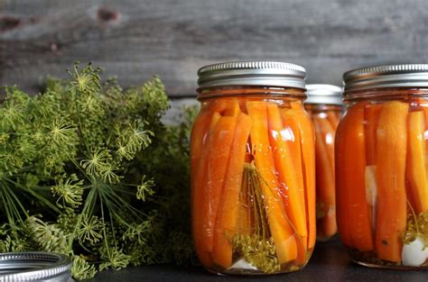 Pickled Carrots with Dill and Garlic - Dish 'n' the Kitchen