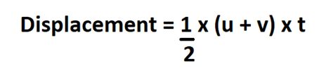 How to Calculate Displacement.