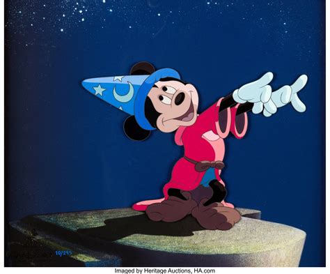 Fantasia "Making Magic" Mickey Mouse Limited Edition Cel #10/295 | Lot ...