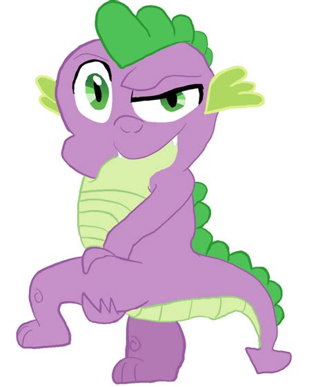 Spike showing off thigh (My Little Pony fan art) by supmandude on ...