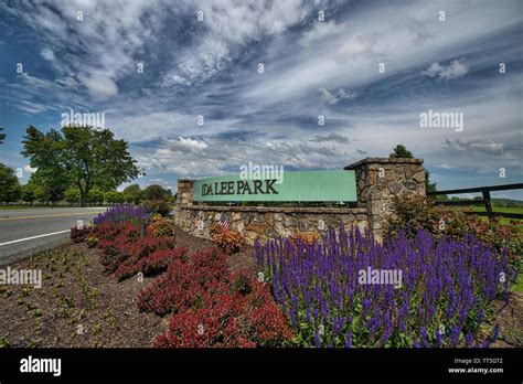 UNITED STATES - May 23, 2016: Ida Lee Park in Leesburg Virginia. Ida ...