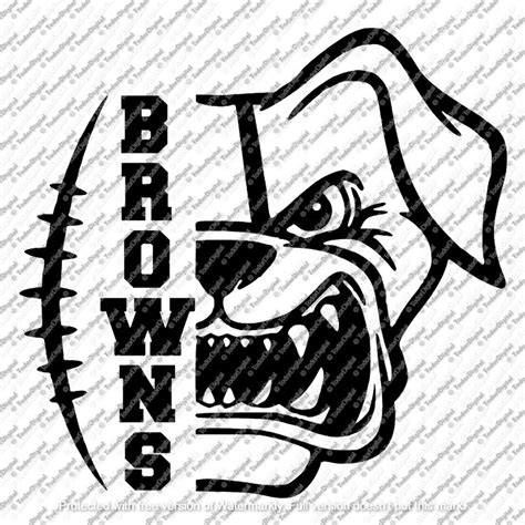 Browns Svg File Football Svg Football Clipart Cleveland Football Team ...