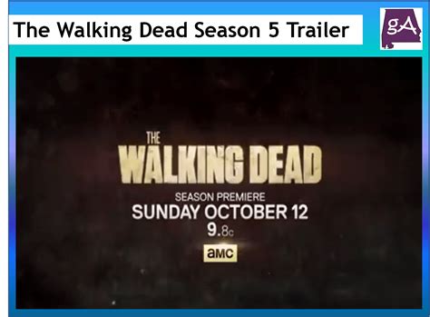 View The Awesome The Walking Dead Season 5 Trailer - Geek Alabama