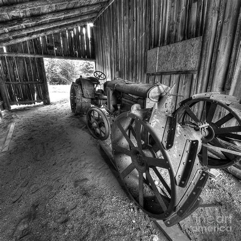 Tractor in Barn Photograph by Twenty Two North Photography - Fine Art ...