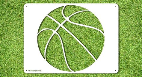 Basketball Stencil | U-Stencil - A Stencil Universe