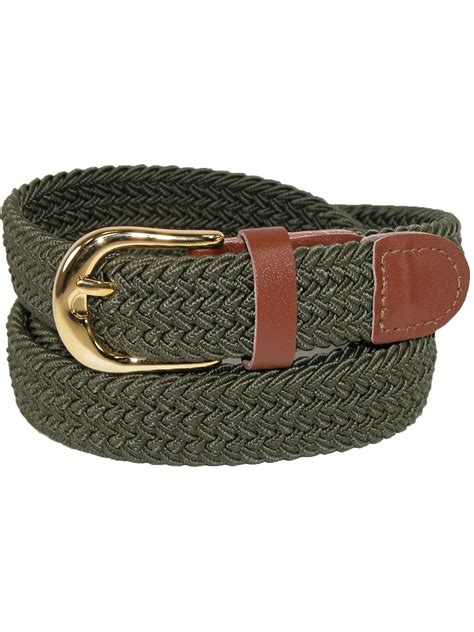 CTM - Women's Elastic Braided Stretch Belt - Walmart.com