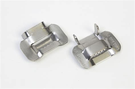 Box of 100 stainless steel banding clips - Stork