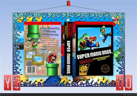 Super Mario Bros. NES Box Art Cover by YOYO