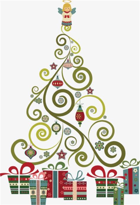 Creative Christmas Tree PNG Images, Tree Clipart, Design, Creative PNG ...