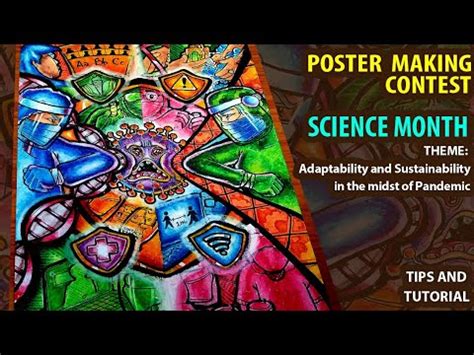 How to Draw Poster Making Contest Artwork Science Month 2020 - YouTube