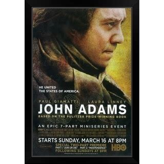 "John Adams (2008) - TV Poster" Black Framed Print - Bed Bath & Beyond ...