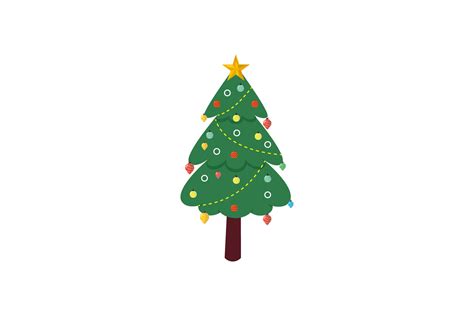 Christmas Tree Vector Asset Graphic by wiwasatastudio · Creative Fabrica