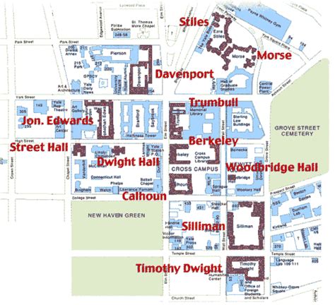 Map of Yale