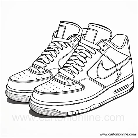 Jordan Nike Shoes 35 coloring page