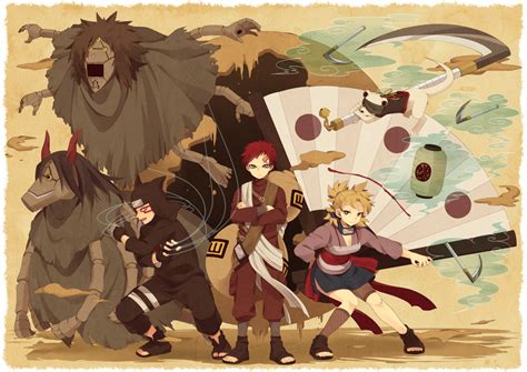 Future of hidden sand village | Personagens de anime, Criaturas fofas ...