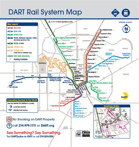 Dallas Dart Train Map – Verjaardag Vrouw 2020