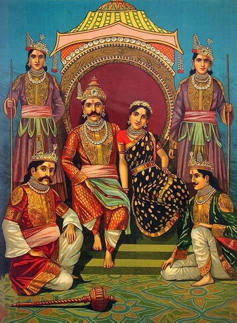 pandavas-01 Sutra, Raja Ravi Varma, Photos Hd, Stock Photos, The ...