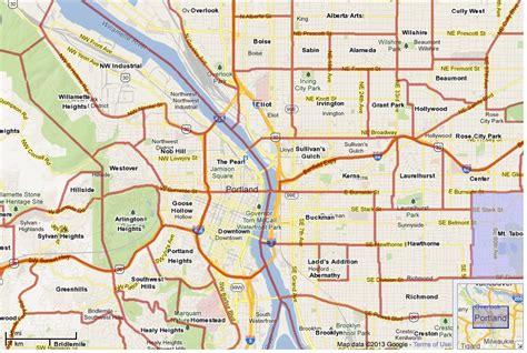 Portland Oregon Map Zip Codes - Map Of The Panhandle Of Florida