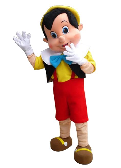 Pinocchio Cartoon Adult Mascot Costume Fancy Dress Cosplay Costumes ...