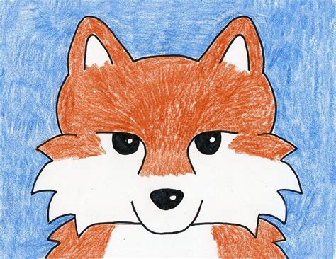 My How to Draw a Fox Face tutorial will help students fill their page ...