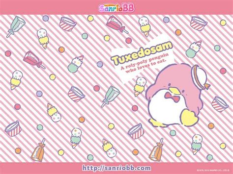 Tuxedo Sam pink wallpaper | Cartoon drawings, Sanrio wallpaper, Sanrio ...