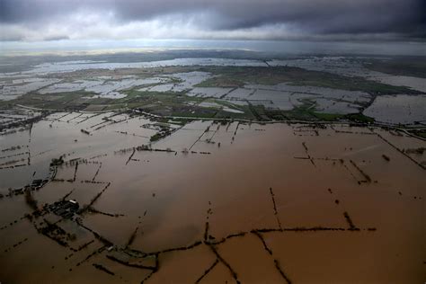 UK Flooding Crisis: Aerial Photos of the Somerset Levels