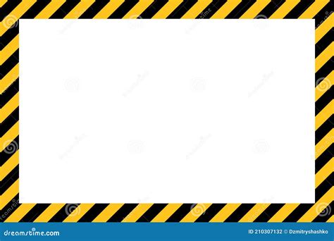 Caution Tape Border Design. Stock Vector - Illustration of poster ...