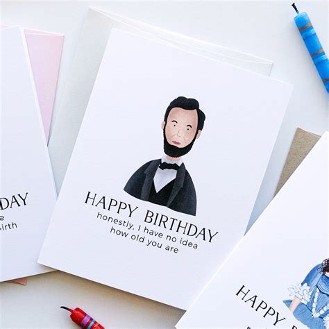 Honest Abe Birthday Card – Jones Street Press