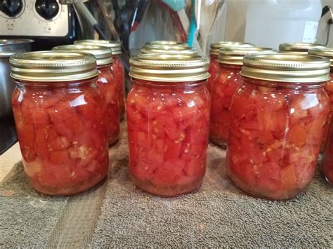 Water Bath Canning Diced Tomatoes | Canning diced tomatoes, Canning ...