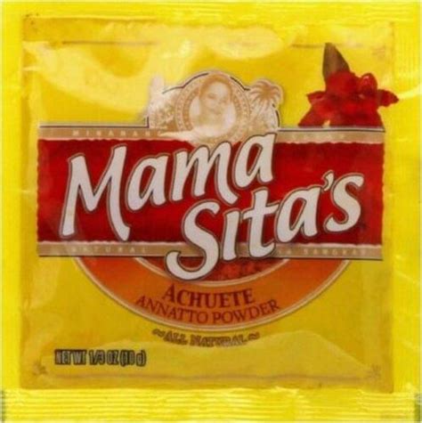 Mama Sitas Achuete Mama Sita's Achuete Annatto Powder - 1, Nutrition ...