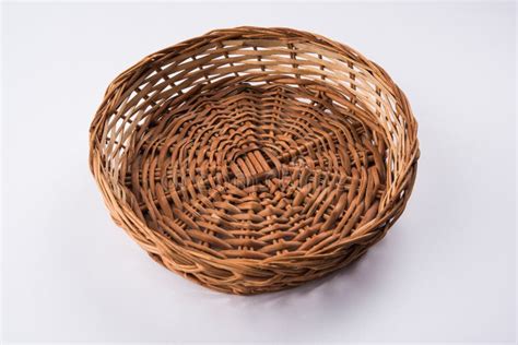 Empty Cane Basket or Tokri in Hindi and Topli in Marathi Stock Photo ...