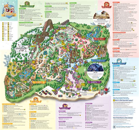 Everland Korea Map