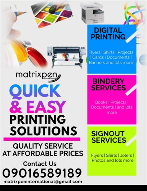 Printing Flyer Template | PosterMyWall