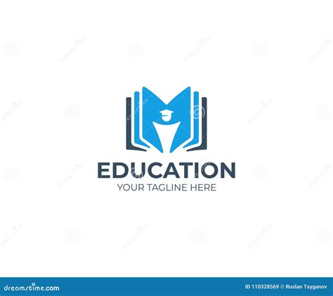 Education Logo Template. Student Learning Vector Design Stock Vector ...