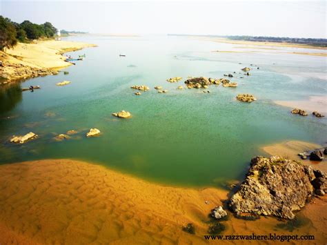 Razzaq Was Here: River Mahanadi at Chandrapur,Chhattisgarh