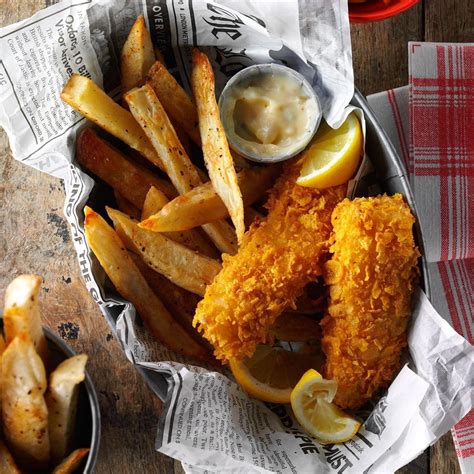 Air Fryer Fish and Chips Recipe | Taste of Home