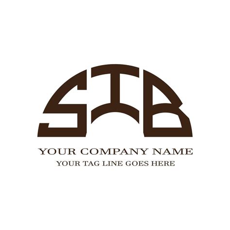 SIB letter logo creative design with vector graphic 8466677 Vector Art ...