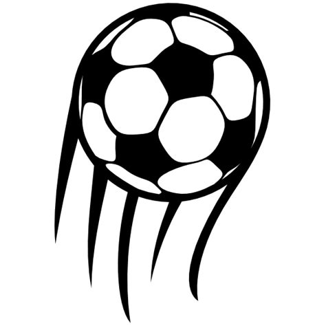 Shooting Soccer Ball Sticker