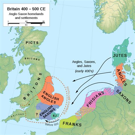 Anglo-Saxon Homelands and Settlements - Saxons - Wikipedia | Anglo ...