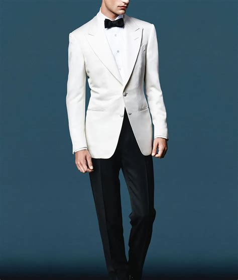 James Bond Tuxedo - Ivory Dinner Jacket - Jacket Hub