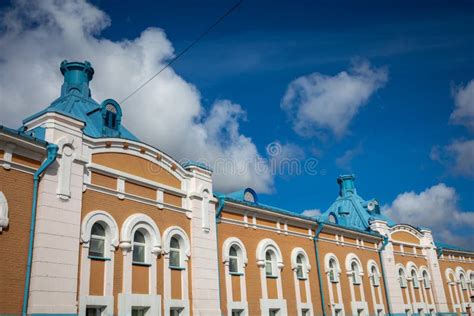 TOMSK, RUSSIA - SEPTEMBER 13, 2019: Traditional Architecture in Tomsk ...